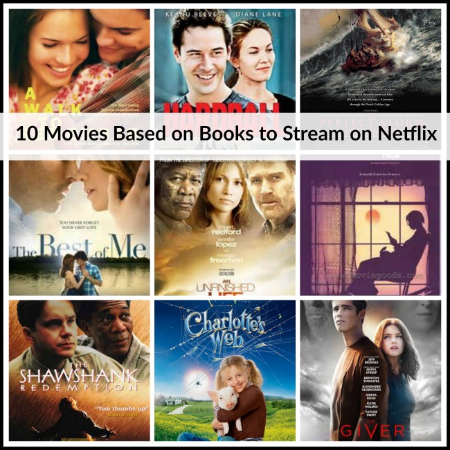 10 Movies Based on Books to Stream on Netflix