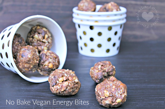 No Bake Vegan Energy Bites