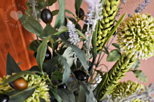 Olive and Lavender Silk Plant