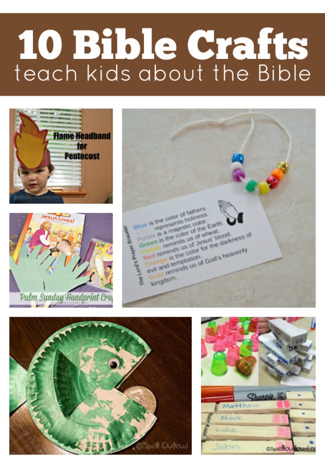 Bible Crafts to Teach Kids About the Bible