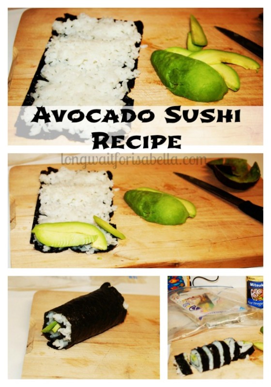 avocado sushi recipe - Long Wait For Isabella