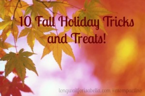 fall holiday tricks and treats
