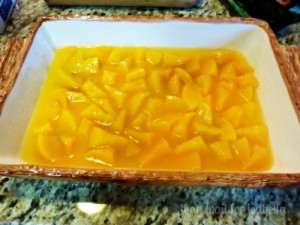peach dump cake