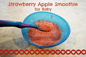 Strawberry Apple Yogurt Smoothie