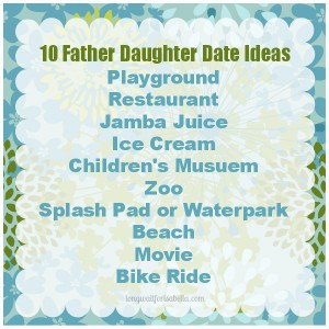 father daughter date ideas