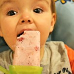 Organic Strawberry Greek Yogurt Pops #naturalprobiotic