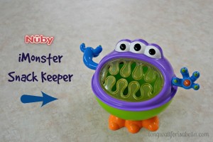 Nuby iMonster Snack Keeper Giveaway