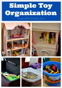 Putting Kids to Work: Simple Toy Organization