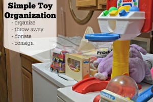 Putting Kids to Work: Simple Toy Organization