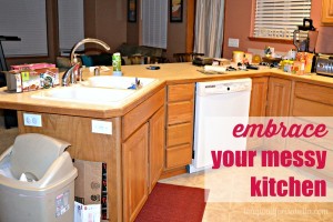 Our Messy Kitchen #DeltaFaucets #HappiMess