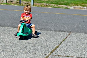 He Loves His Push Vehicles #MovingMoments