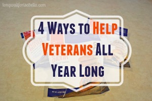 4 Ways to Help Veterans All Year Long #ThankaVeteran #KatysGoodness