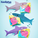 Easy Shark Valentines Card for Kids!