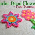Perler Bead Flowers are Perfect for Spring!