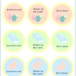 Printable Christian Easter Cupcake Toppers