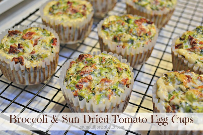 Broccoli Sun Dried Tomato Egg Cups Recipe