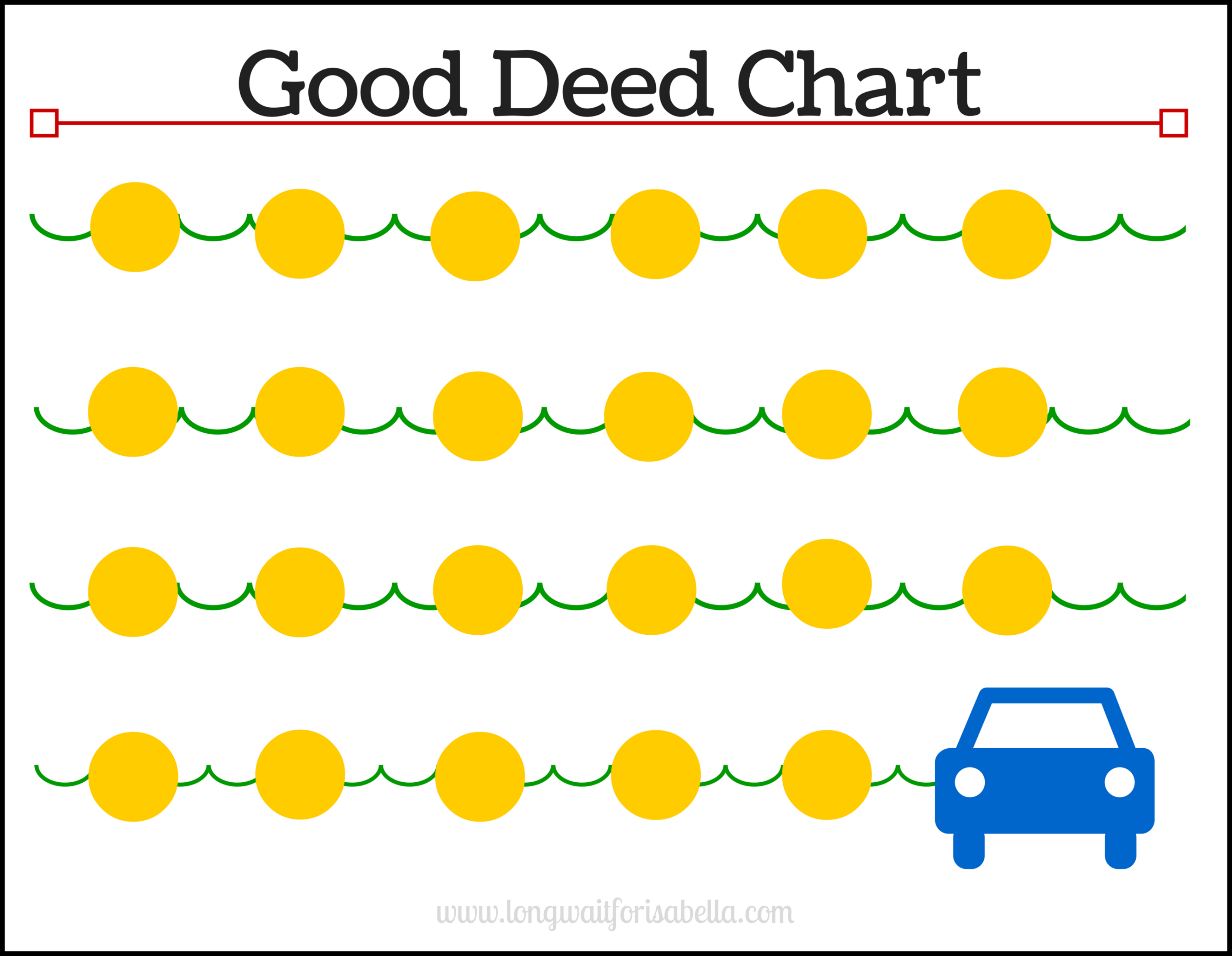 Good Deed Chart