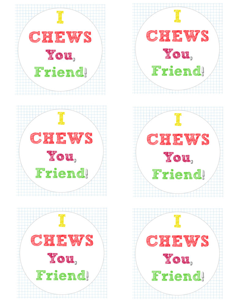 HI-CHEW "I CHEWS You, Friend!" Back to School Gift