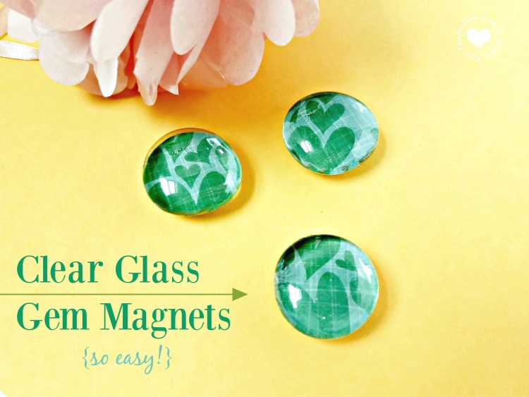 Easy Diy Glass Gem Magnets Long Wait
